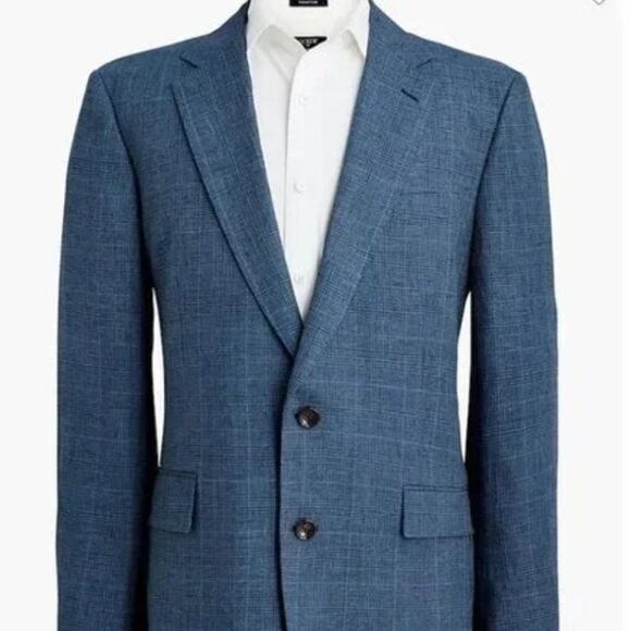 J. Crew Factory bx234 Slim-fit Thompson Linen Blazer For...
